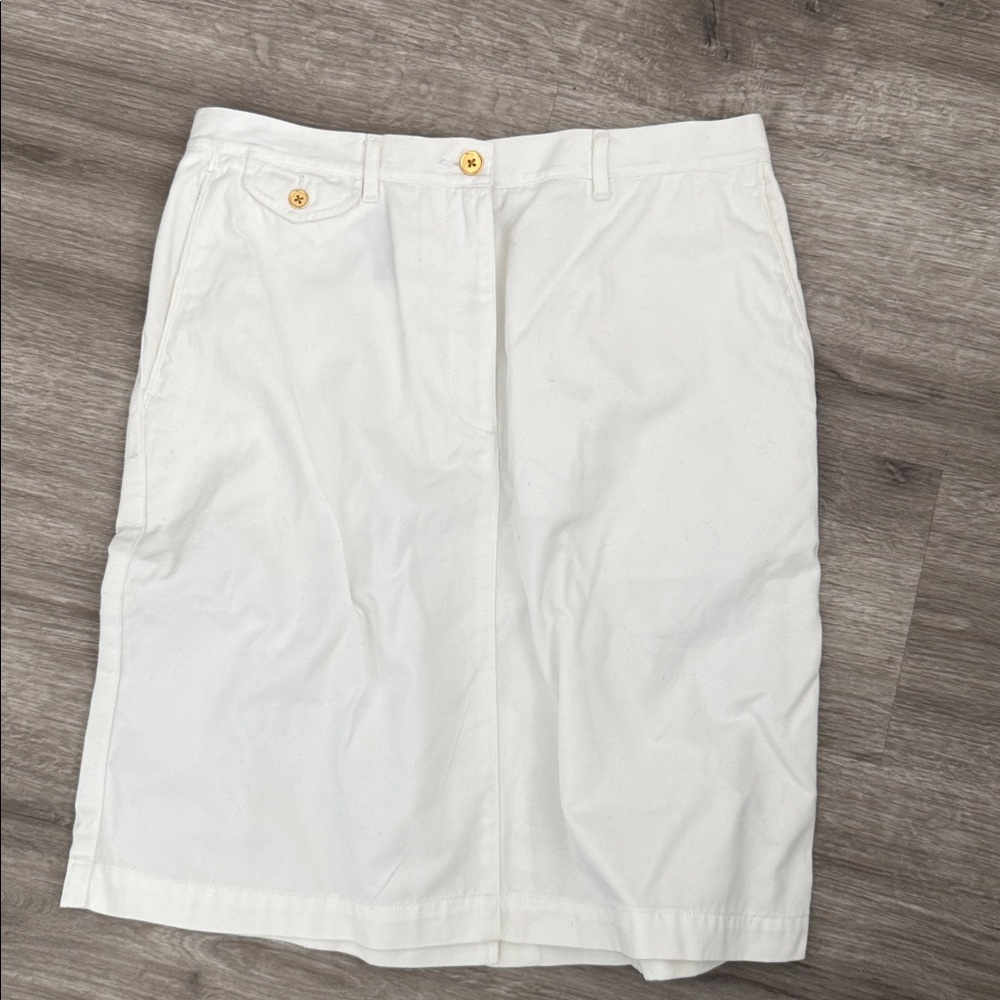 Ralph Lauren white Cotton Skirt